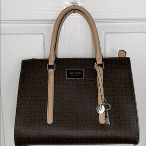 Brown and Beige Purse